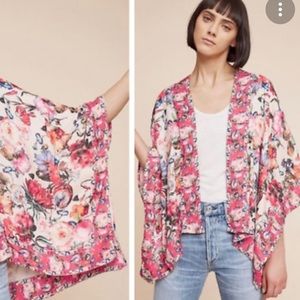 Anthropologie- Feathers by Tolani tunic